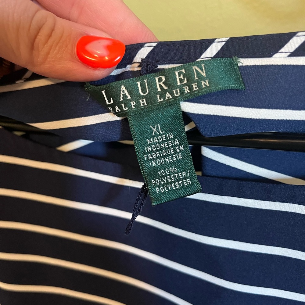 RALPH LAUREN BLOUSE- SIZE XL - Picture 3 of 5